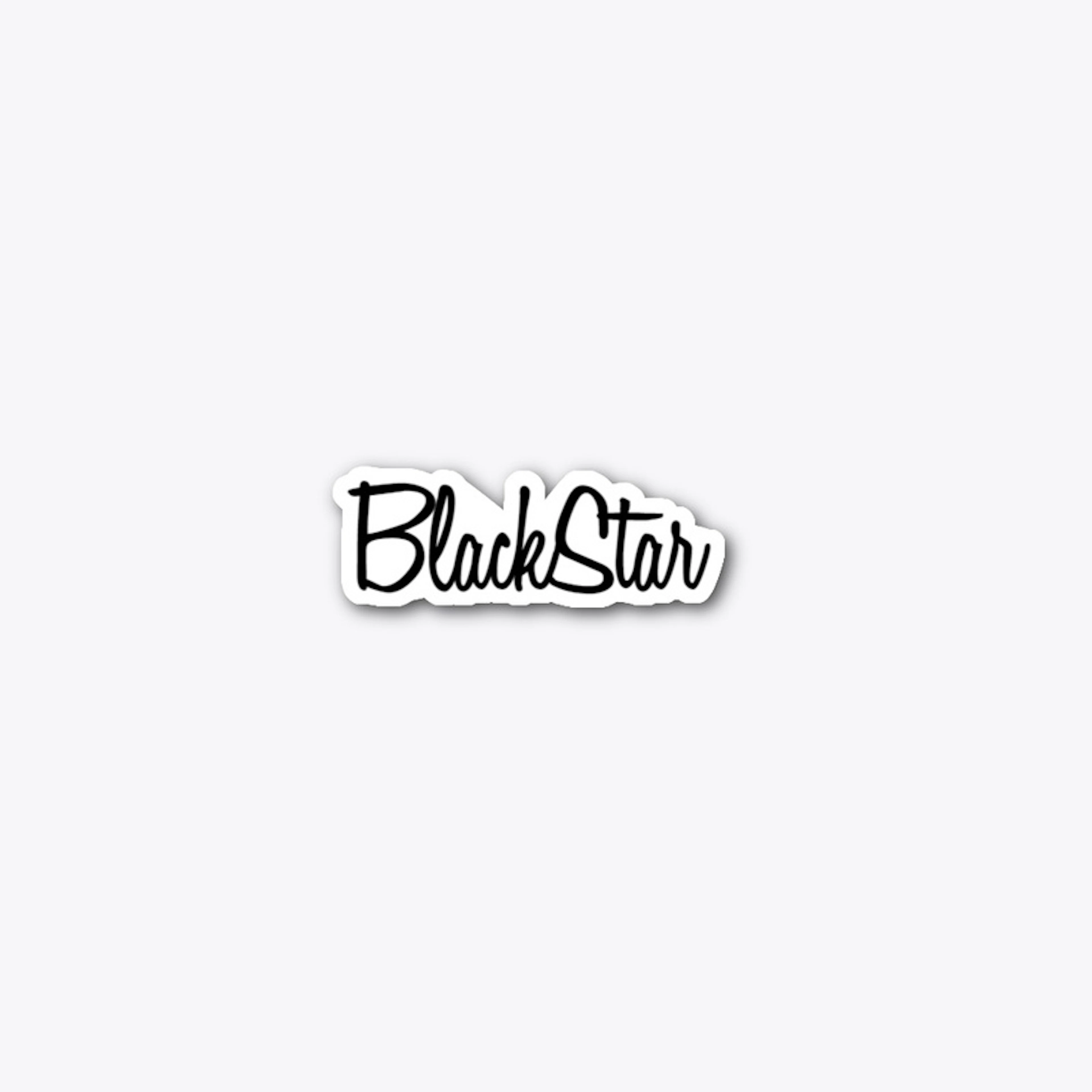 Black Star Sticker 